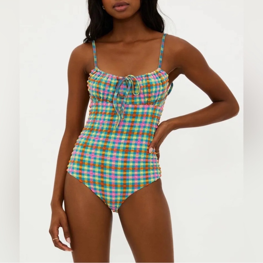 NWT Beach Riot Women's Betsy Popcorn One Piece Swimsuit